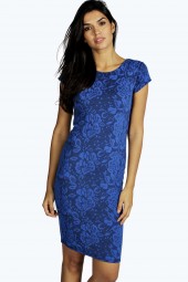 SALE - Catherine Jacquard Midi suknelė